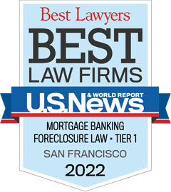 U.S. News Best Law Firms - Mortgage Banking Foreclosure Law - Tier 1 - San Francisco 2022